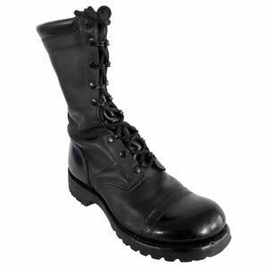Corcoran Boots Men 10M Black Leather Military Combat Lace-up Vibram Sole USA